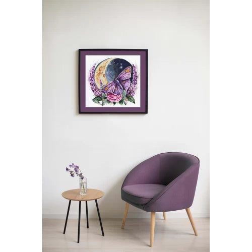 Enchanted by the Moonlight Cross Stitch Kit by Abris Art