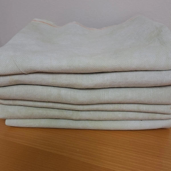 PREORDER Fabric Fiber on a Whim DIRTY SNOW 36 Count Linen Nashville Market