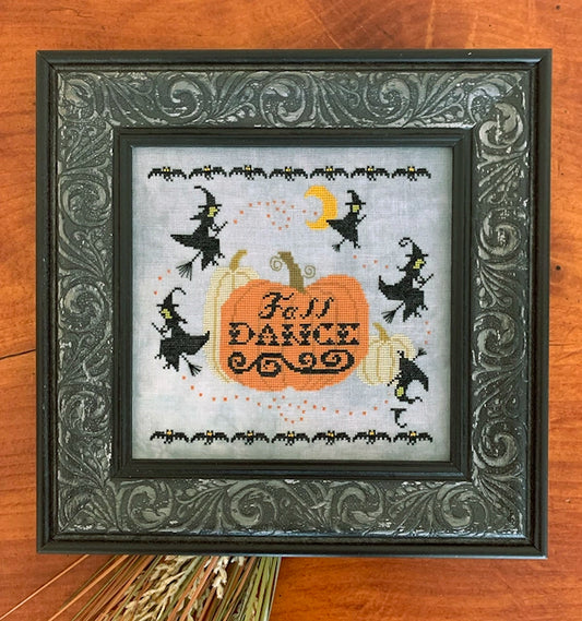 SALE Fall Dance Cross Stitch Pattern by Carriage House Samplings