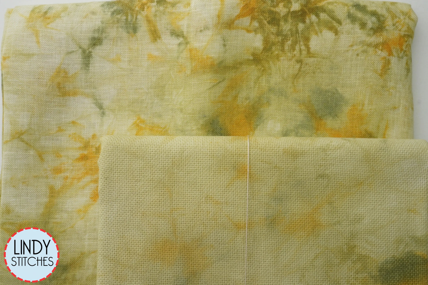 18 Count Fallen Leaves Hand Dyed Aida by Xjudesign