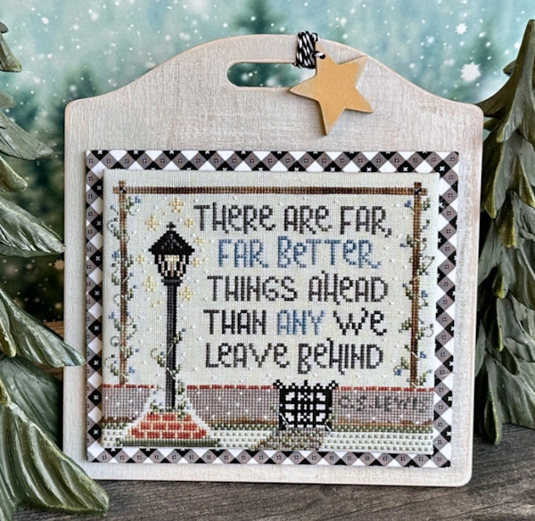 PREORDER Far Better Things Cross Stitch Pattern by Sweet Wing Studio PHYSICAL copy