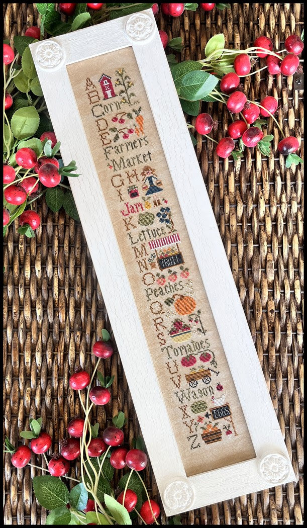 Farmer's Market Cross Stitch Chart by Little House Needleworks Nashville Market