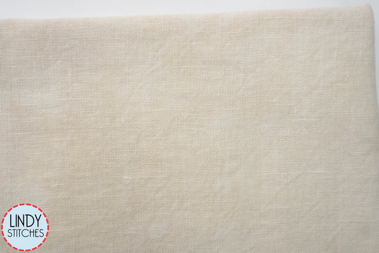 32 count Cream & Sugar Lugana by Fiber on a Whim Hand Dyed Cross Stitch Fabric