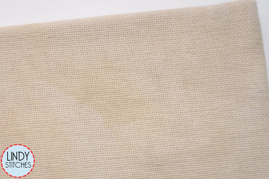 18 count Milk & Honey Aida Fiber on a Whim Hand Dyed Cross Stitch Fabric