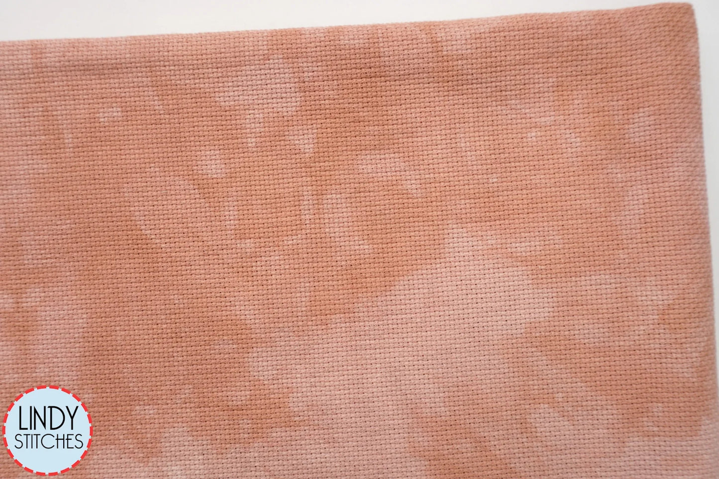 18 count Persimmon Aida Fiber on a Whim Hand Dyed Cross Stitch Fabric