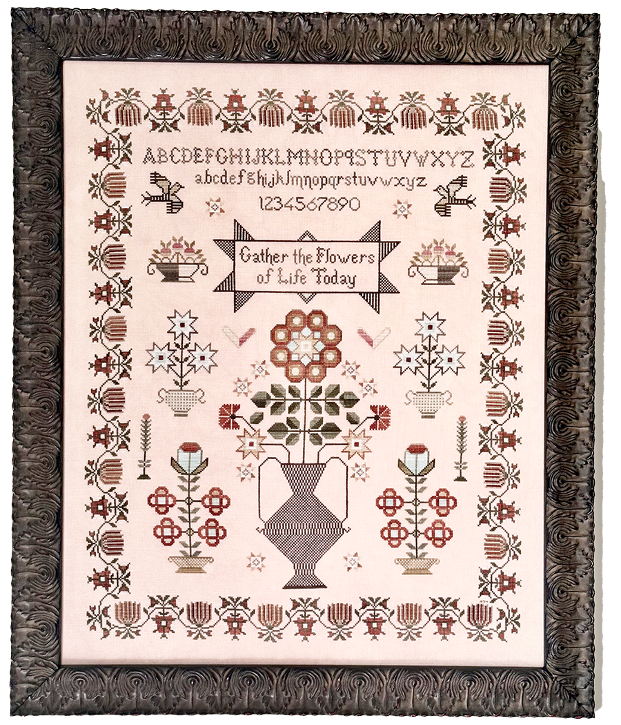 Floral Fantasy Cross Stitch Pattern by Fox and Rabbit Nashville Market