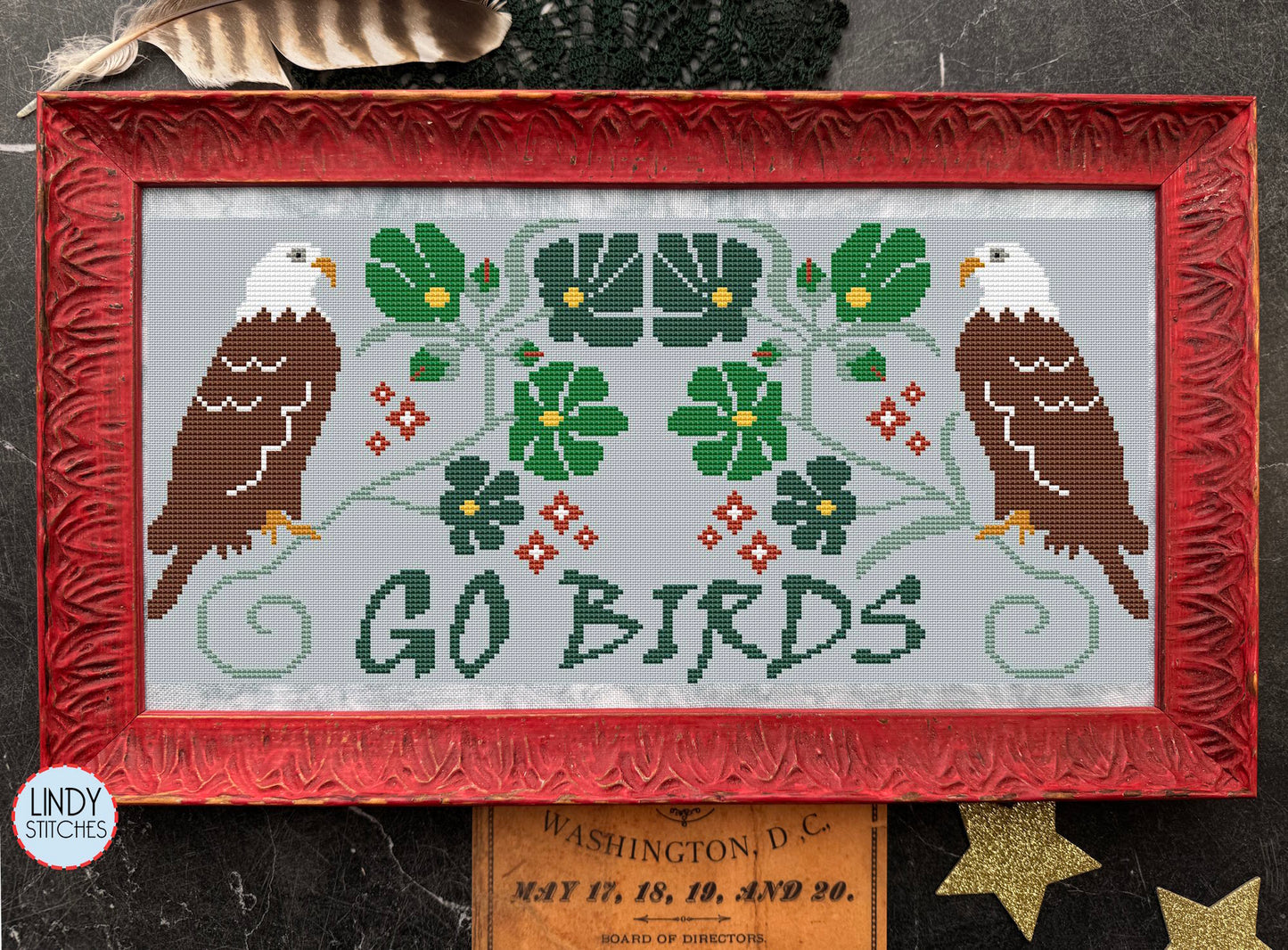 PREORDER Lindy Stitches FOR ALL Cross Stitch Pattern 3 Variations