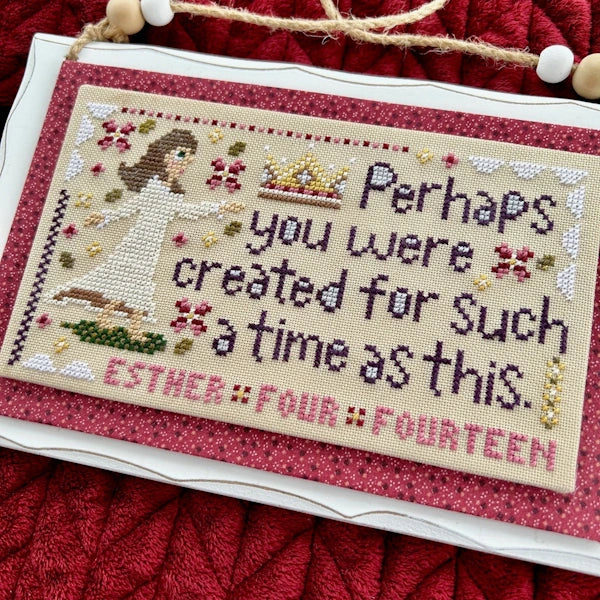 PREORDER  For Such a Time Cross Stitch Pattern by Sweet Wing Studio PHYSICAL copy