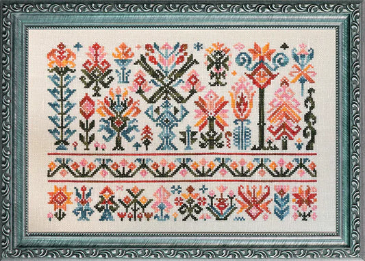 Forest of Zag Cross Stitch Pattern by Ink Circles