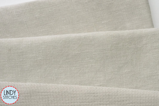 36 Count White Clay Hand Dyed Edinburgh Linen by Fox and Rabbit