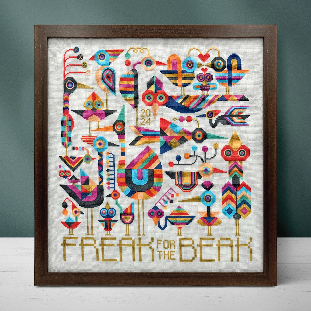 Freak For The Beak Cross Stitch Pattern by Boomerang Stitches