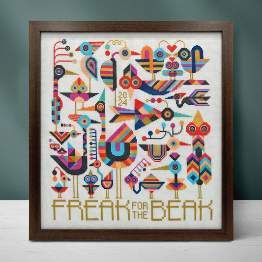 Freak For The Beak Cross Stitch Pattern by Boomerang Stitches