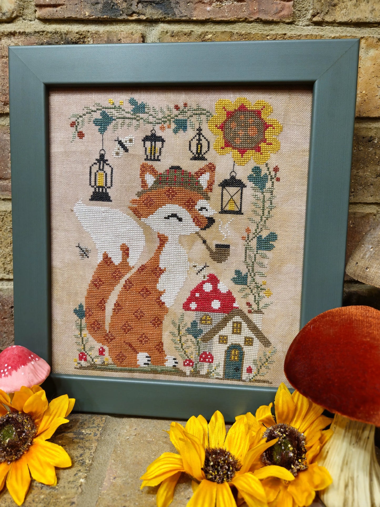 PREORDER Quaint Rose Needlearts FREDERICK FOX Cross Stitch Pattern