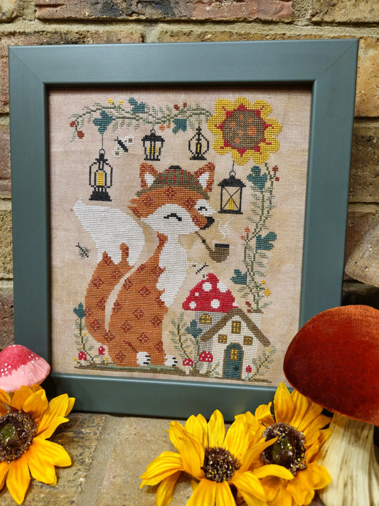 PREORDER Quaint Rose Needlearts FREDERICK FOX Cross Stitch Pattern