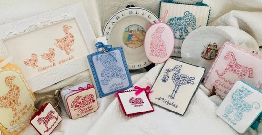 French Baby Samplers by JBW Cross Stitch Pattern Nashville Market