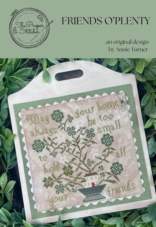 Friends O’Plenty by The Proper Stitcher Cross Stitch Pattern Nashville Market