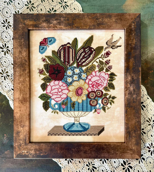 From Velvet to Linen Kathy Barrick Cross Stitch Pattern Nashville Market