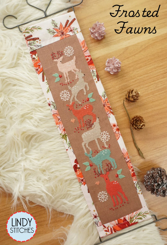 Frosted Fawns Cross Stitch Pattern Jingle Ball Exclusive