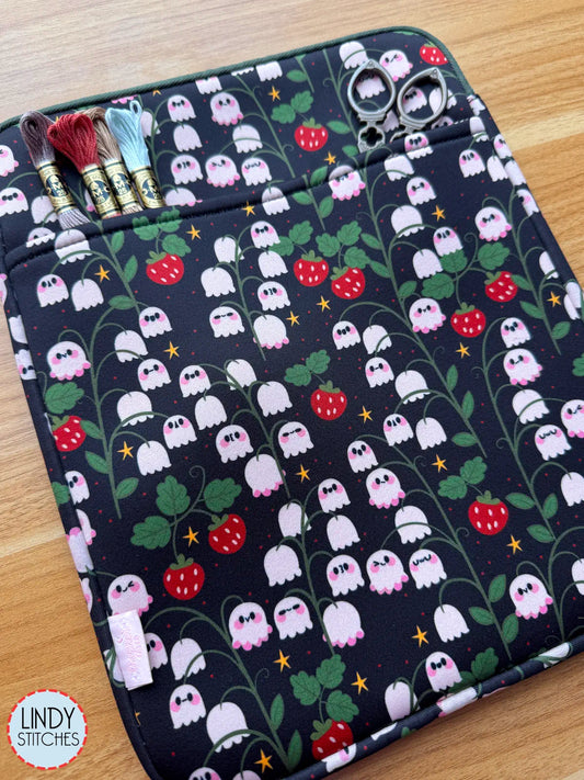 Ghostie Garden Zippered Project Bag