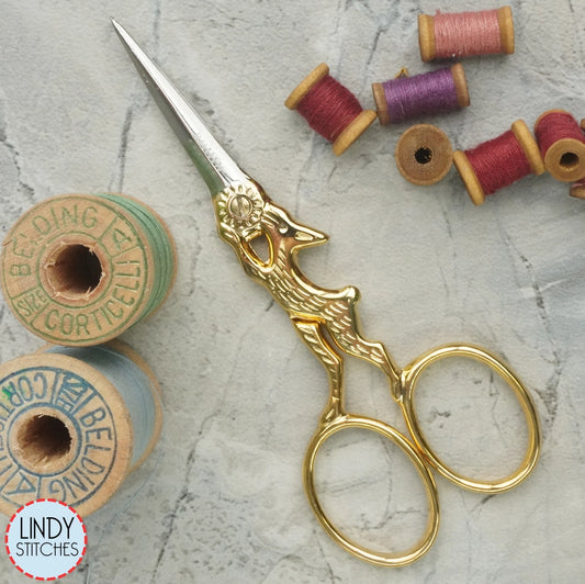 Bohin France Gilded Rabbit Embroidery Scissors