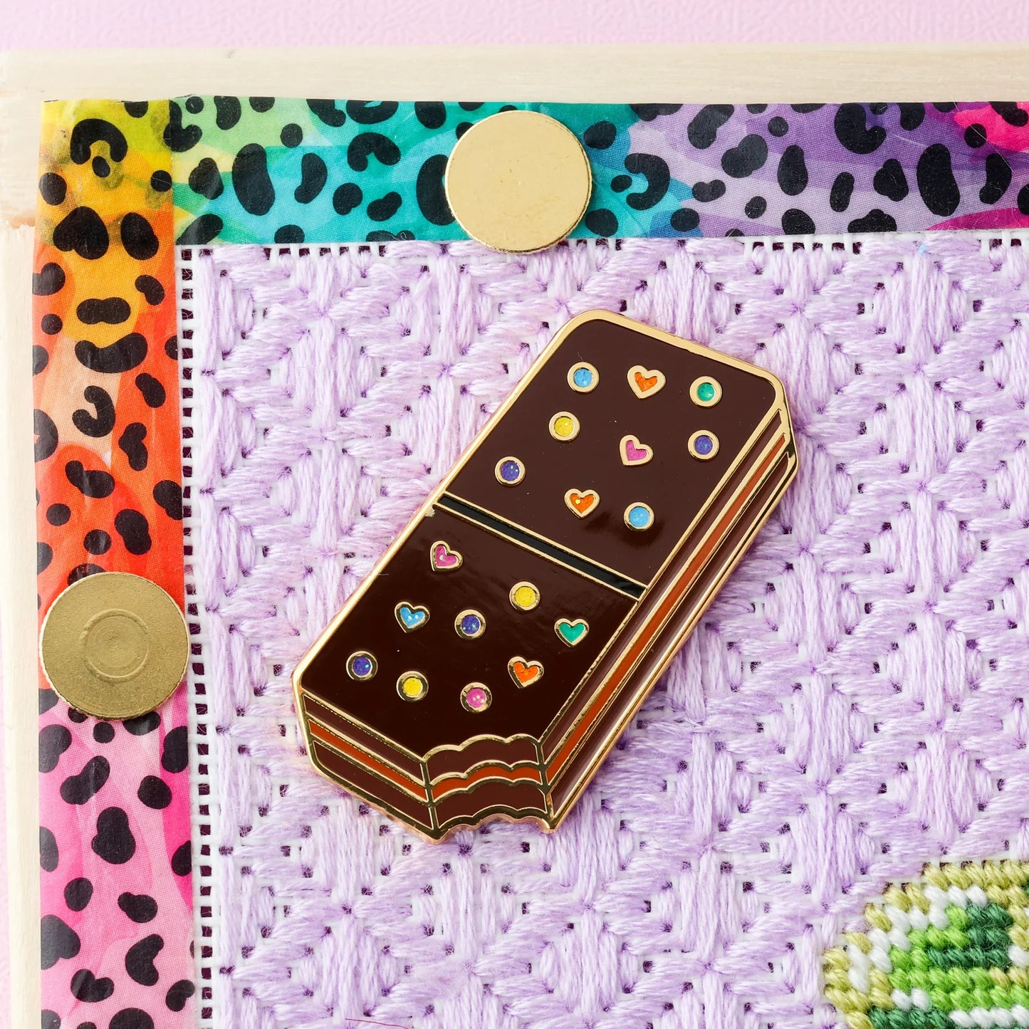 Cosmic Brownie Needle Minder Magnet by Glitterland
