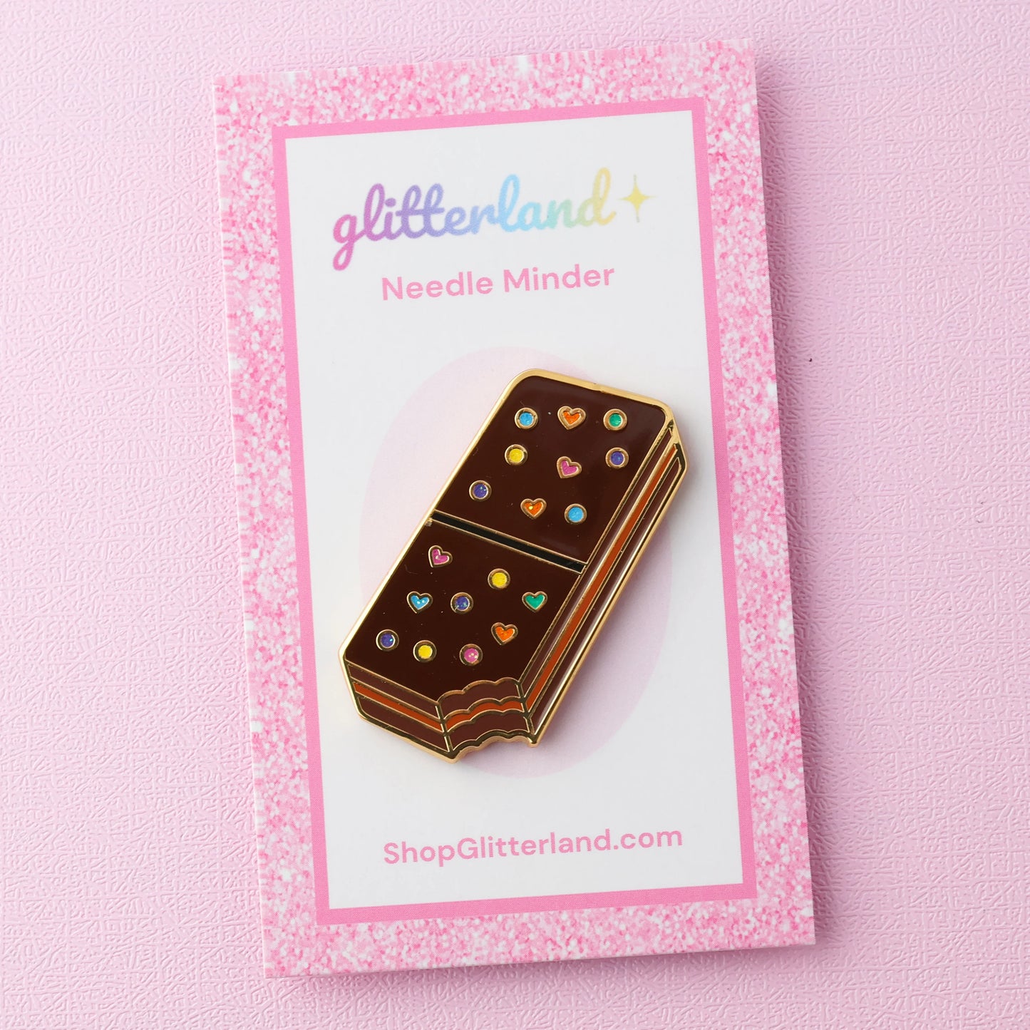 Cosmic Brownie Needle Minder Magnet by Glitterland