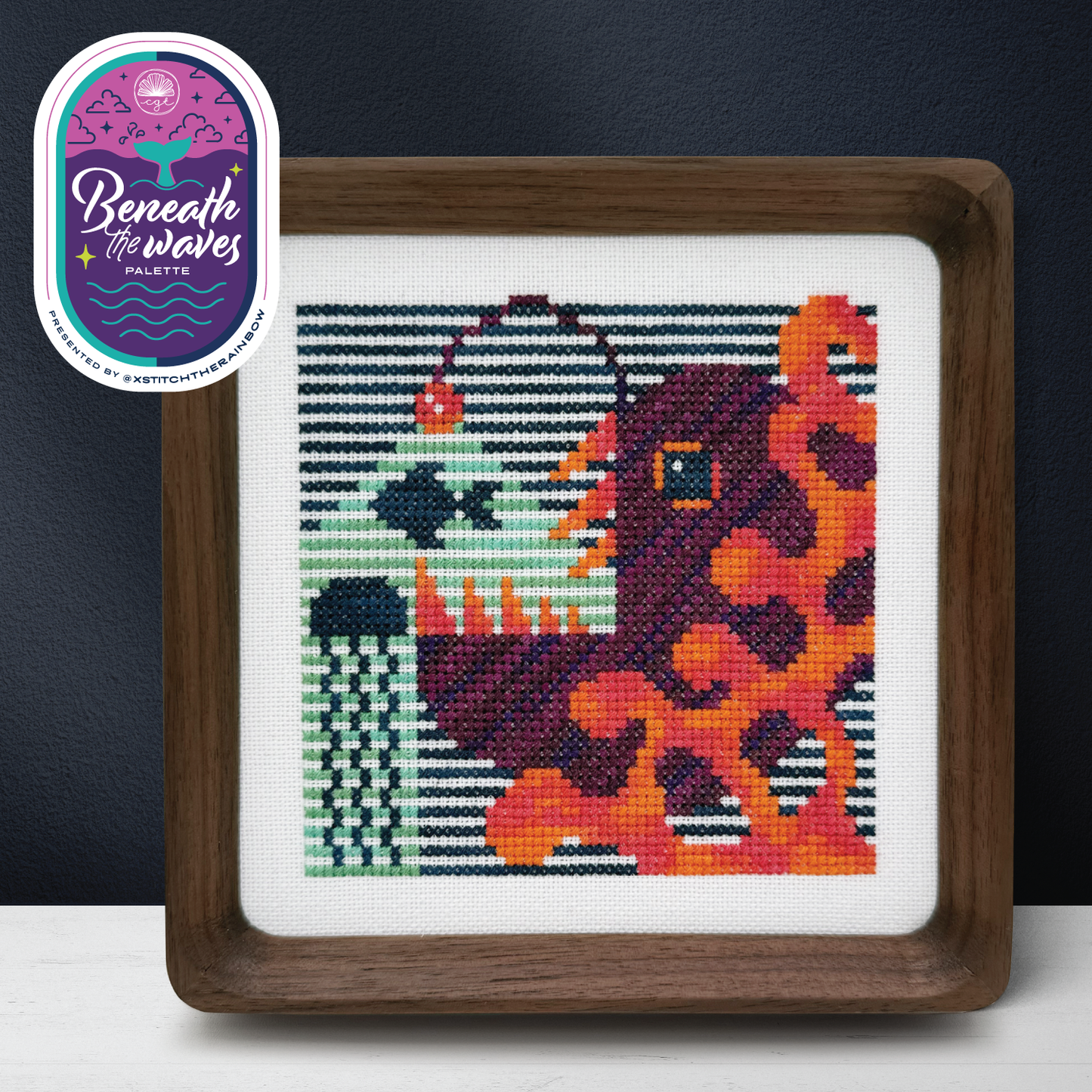 PREORDER FLOSS PACK for Beneath the Waves XStitch the Rainbow Collab Cottage Garden Threads Nashville Market