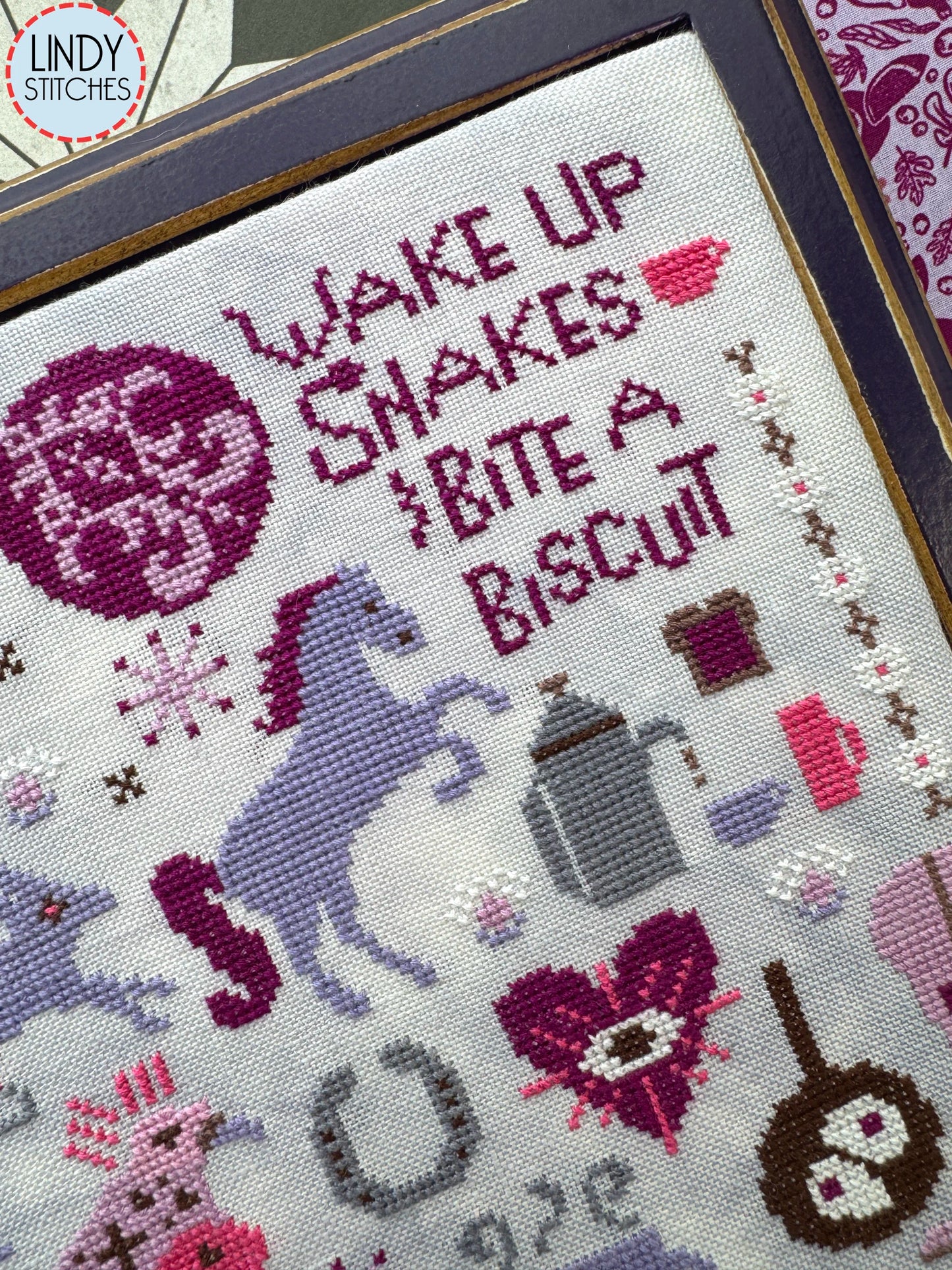 PREORDER Lindy Stitches GOOD WESTERN MORNING Cross Stitch Pattern