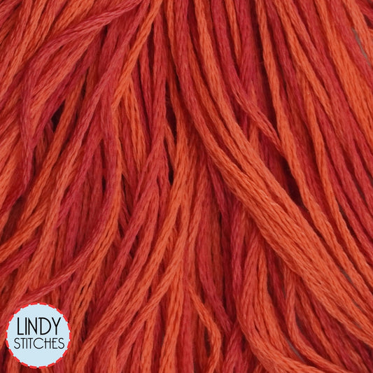 Grapefruit Weeks Dye Works Floss Hand Dyed Cotton Skein 2245