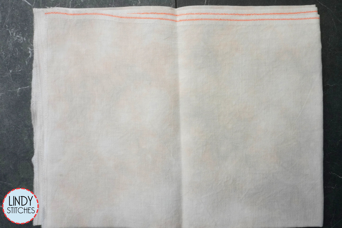 SALE 28 count Graveyard Mist Cashel Linen by Lapin Loops Cross Stitch Fabric