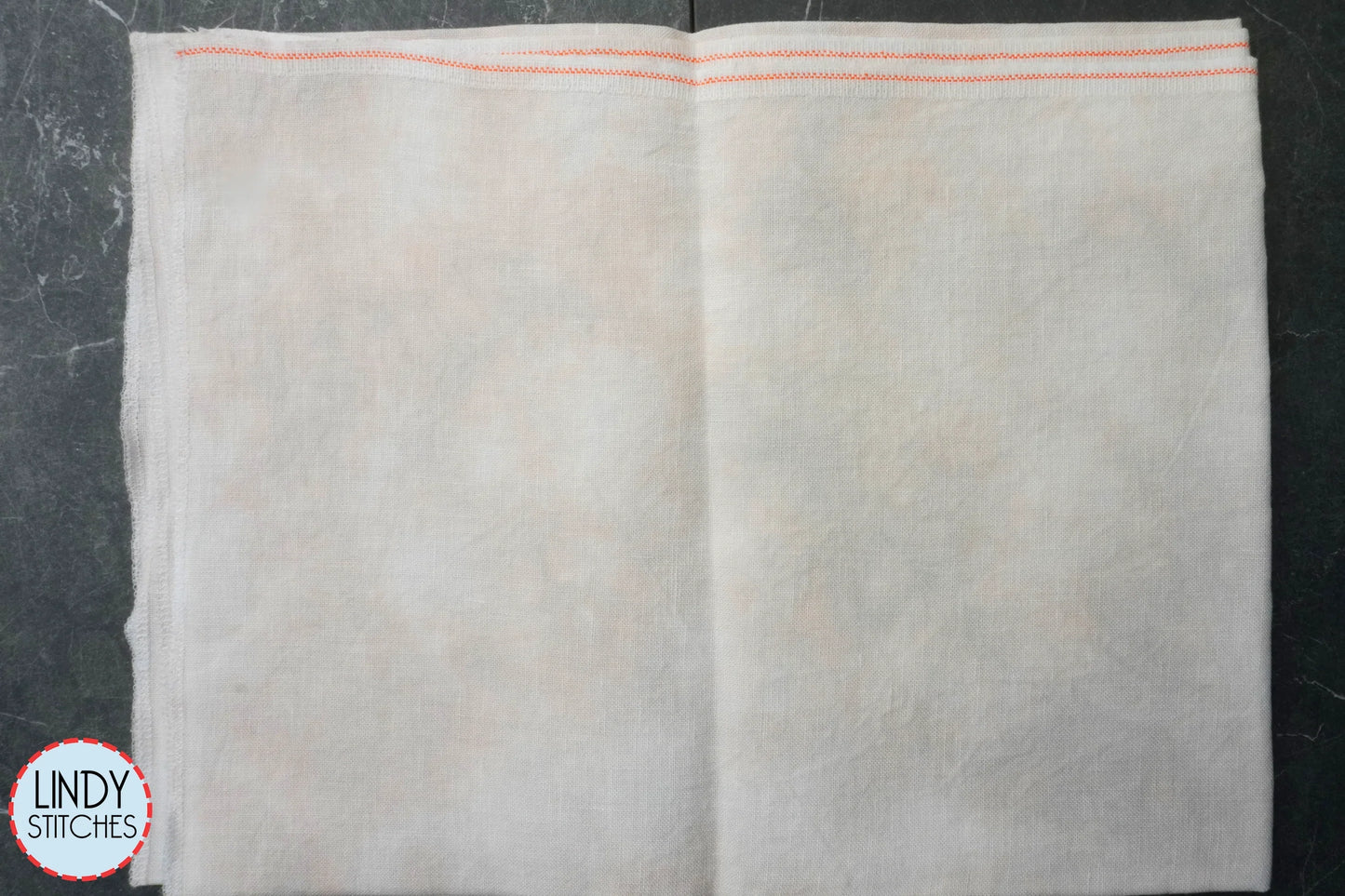 36 count Graveyard Mist Edinburgh Linen by Lapin Loops Cross Stitch Fabric