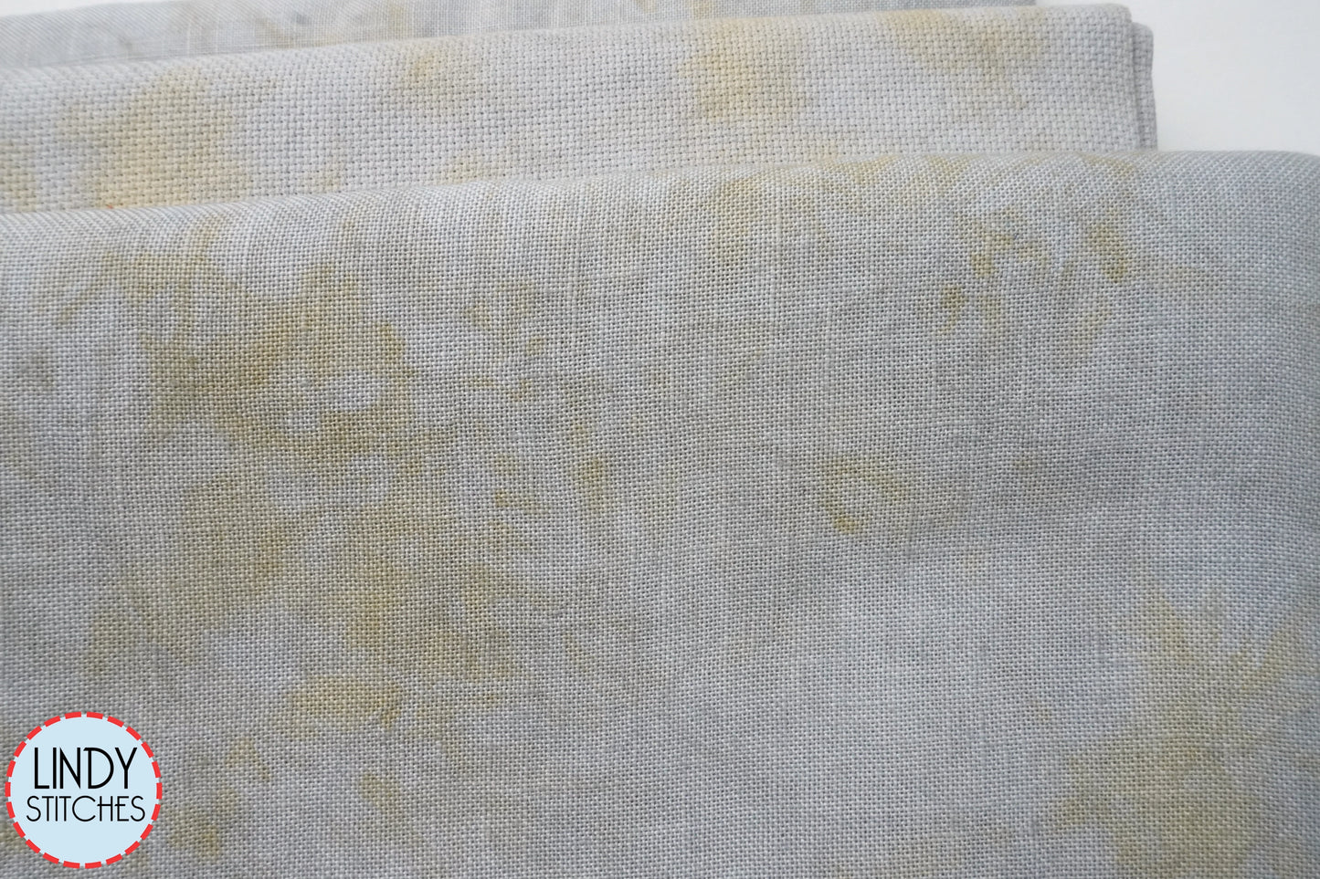 18 Count Grey Sand Hand Dyed Aida by Xjudesign