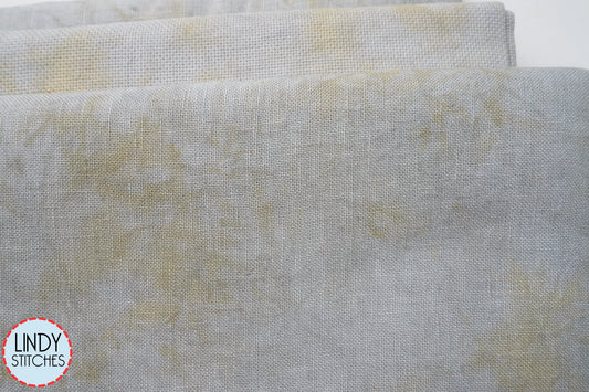 18 Count Grey Sand Hand Dyed Aida by Xjudesign