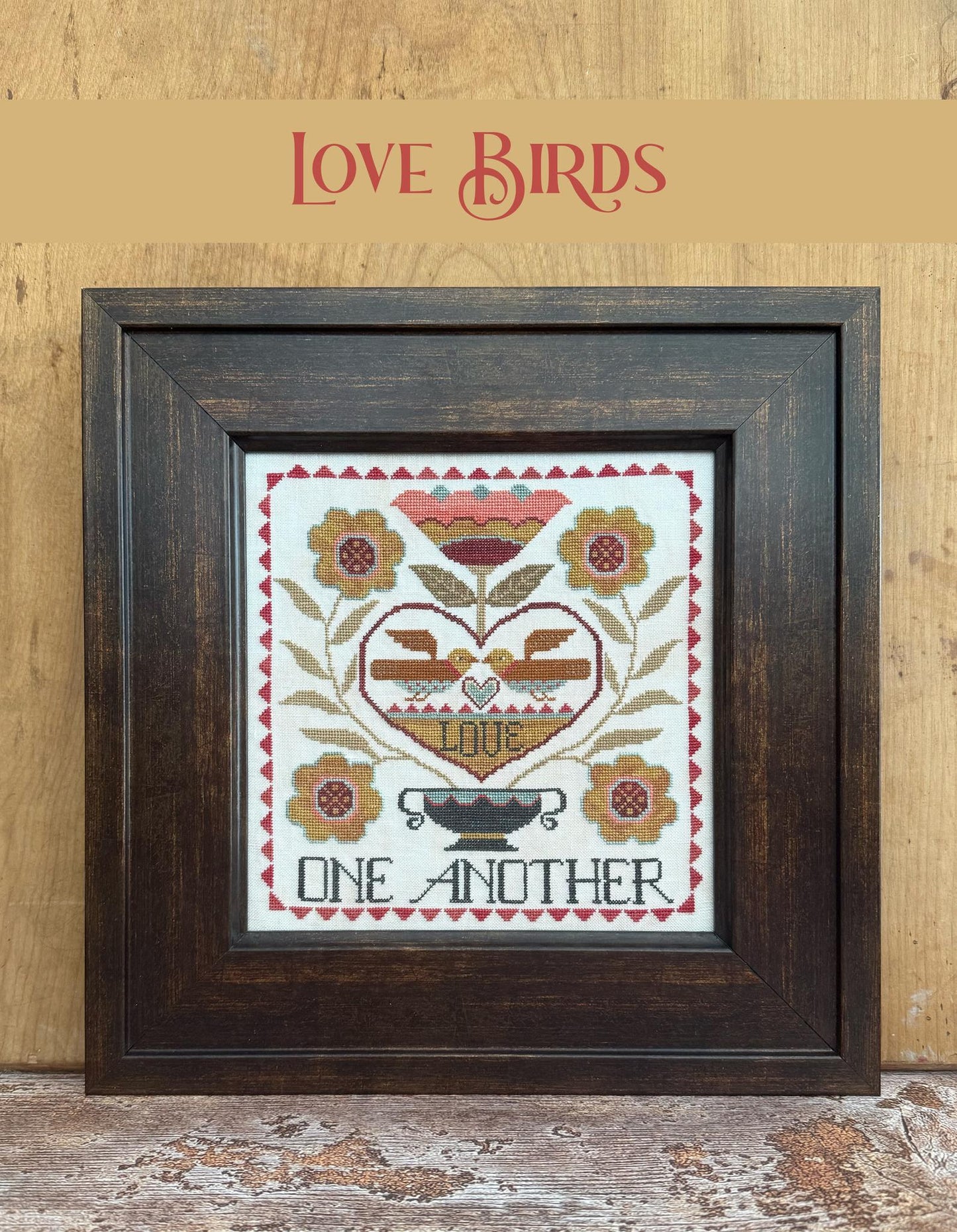 PREORDER Teresa Kogut HELL0 LOVE BOOK 7 DESIGNS Cross Stitch Pattern Nashville Market