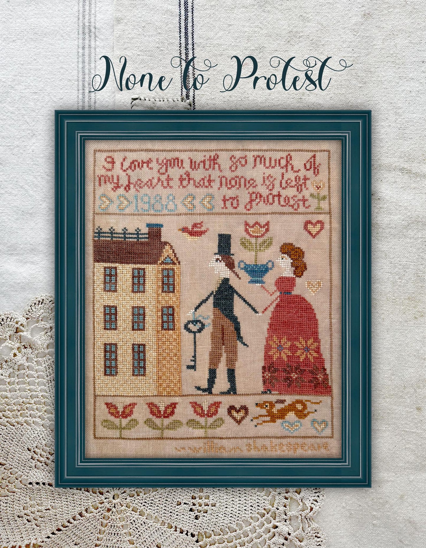 PREORDER Teresa Kogut HELL0 LOVE BOOK 7 DESIGNS Cross Stitch Pattern Nashville Market
