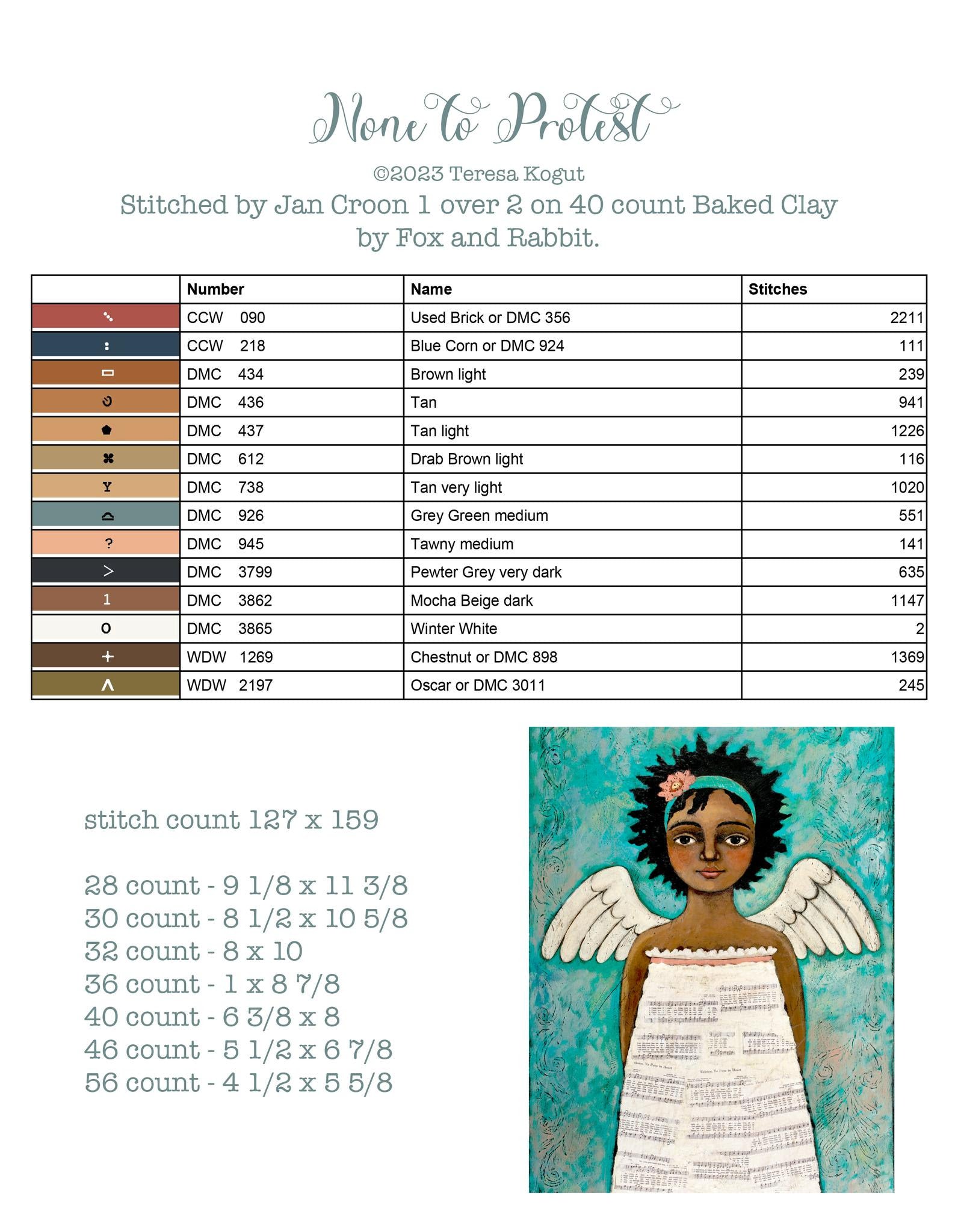 Teresa Kogut HELLO LOVE BOOK 7 DESIGNS Cross Stitch Pattern