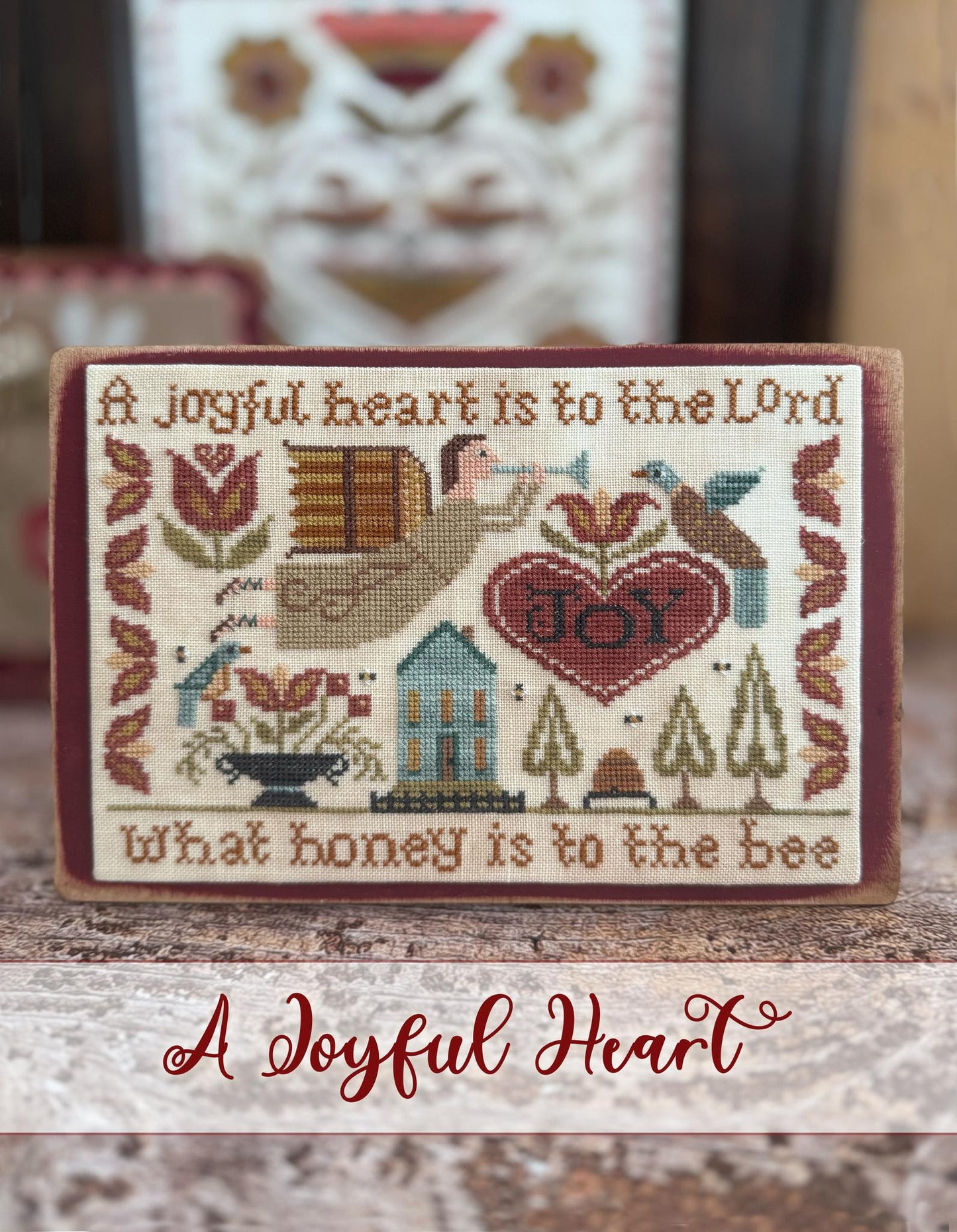 PREORDER Teresa Kogut HELL0 LOVE BOOK 7 DESIGNS Cross Stitch Pattern Nashville Market