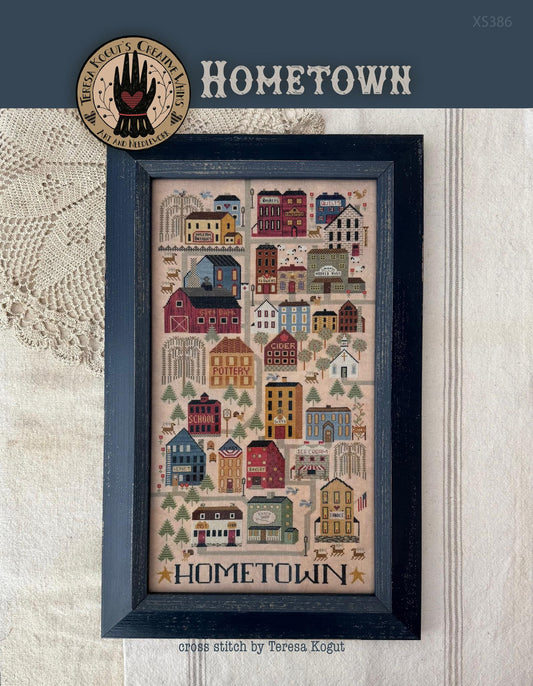 PREORDER Teresa Kogut HOMETOWN Cross Stitch Pattern Nashville Market