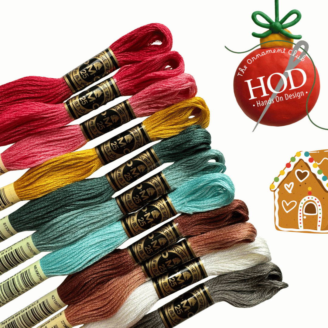 Floss Pack Hands On Design Ornament Club Quilted Gingers