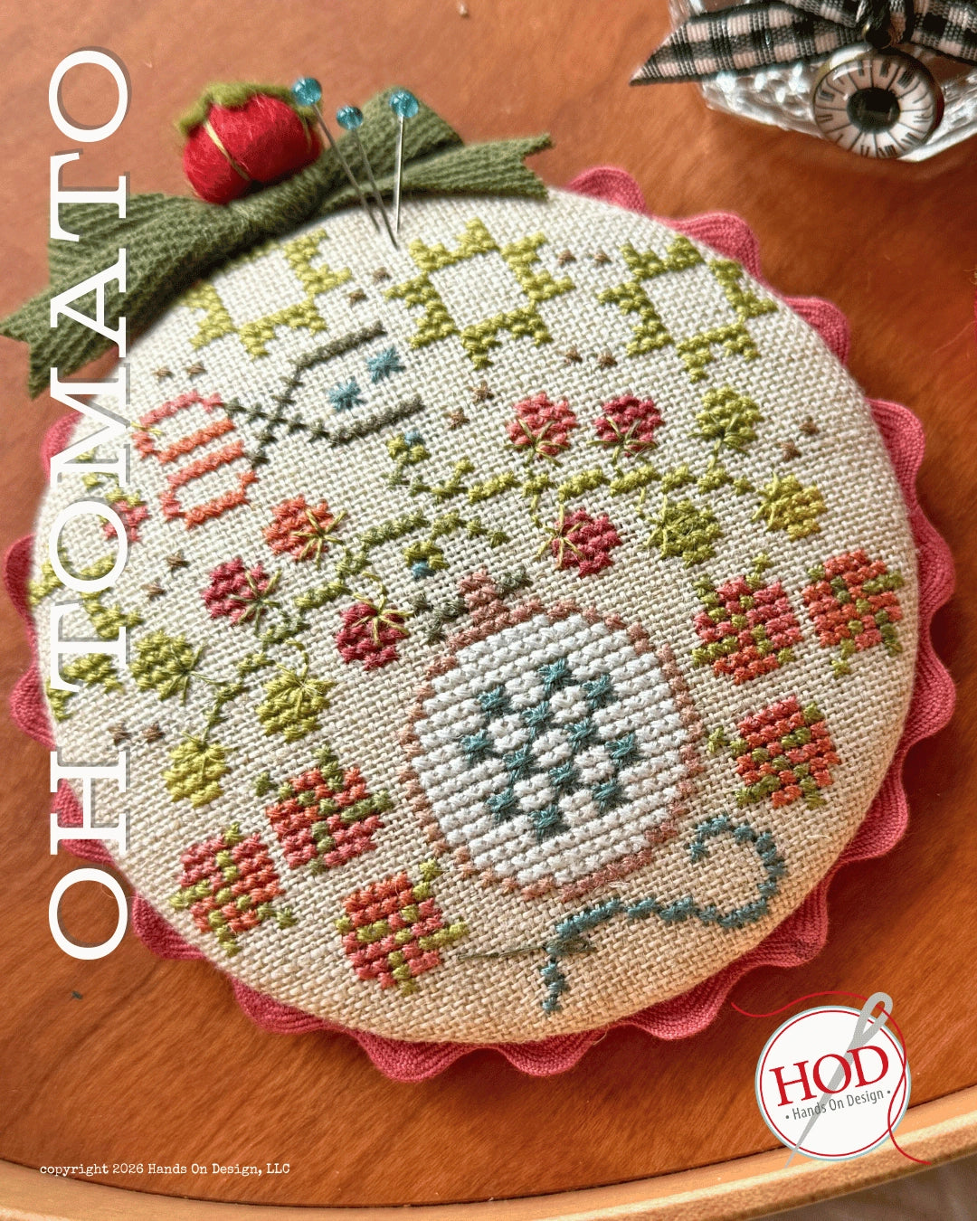 Hands On Design OH TOMATO Cross Stitch Pattern