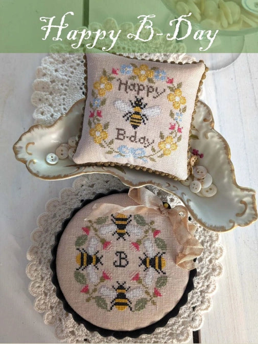 Happy B-Day by Lila's Studio Cross Stitch Pattern