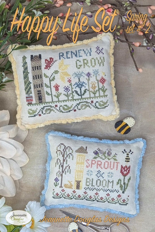 Happy Life Set 2 by Jeannette Douglas Designs Nashville Market