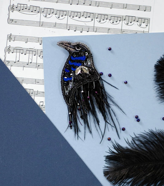 Harbinger of Darkness Beaded Embroidery Kit by Abris Arts AD240