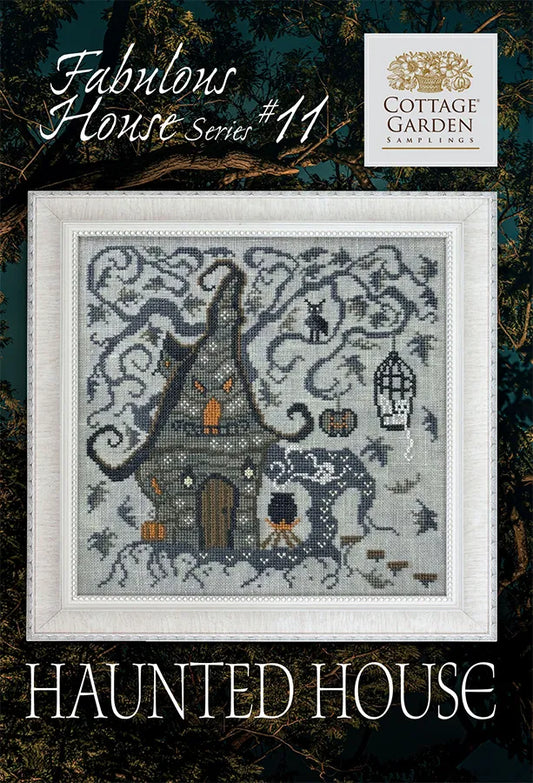 Fabulous House #11 Haunted House by Cottage Garden Samplings Cross Stitch Pattern