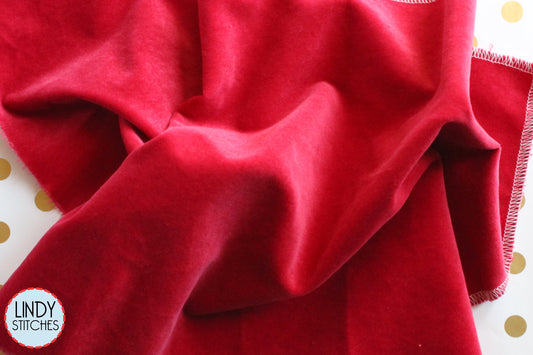 2-May-Toe Hand Dyed 100% Cotton Velveteen by Lady Dot Creates