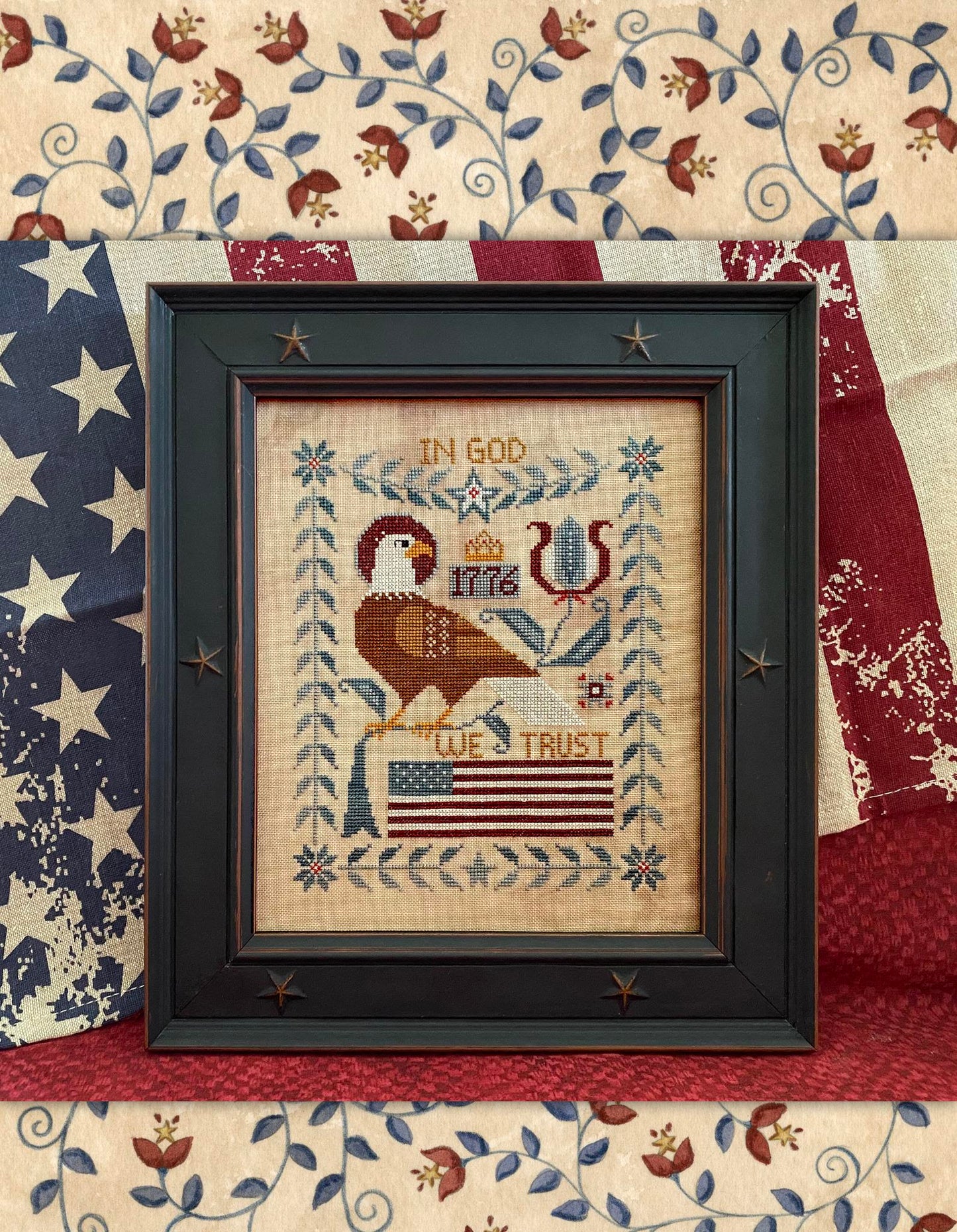 Hello America Book of 7 Designs by Teresa Kogut Cross Stitch Pattern