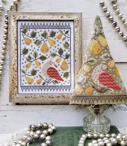 First Day of Christmas Sampler & Tree Hello from Liz Mathews Cross Stitch Pattern