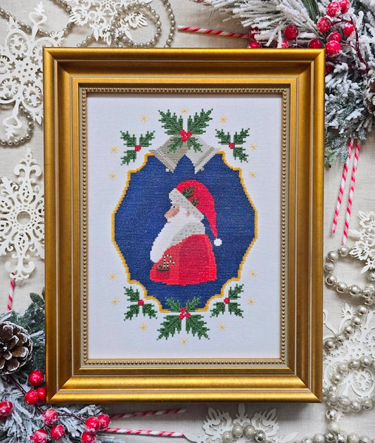 PREORDER Hello From Liz Mathews SANTA'S CHRISTMAS MAGIC Cross Stitch Pattern