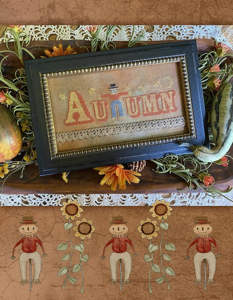 Hello Autumn Teresa Kogut Cross Stitch Pattern