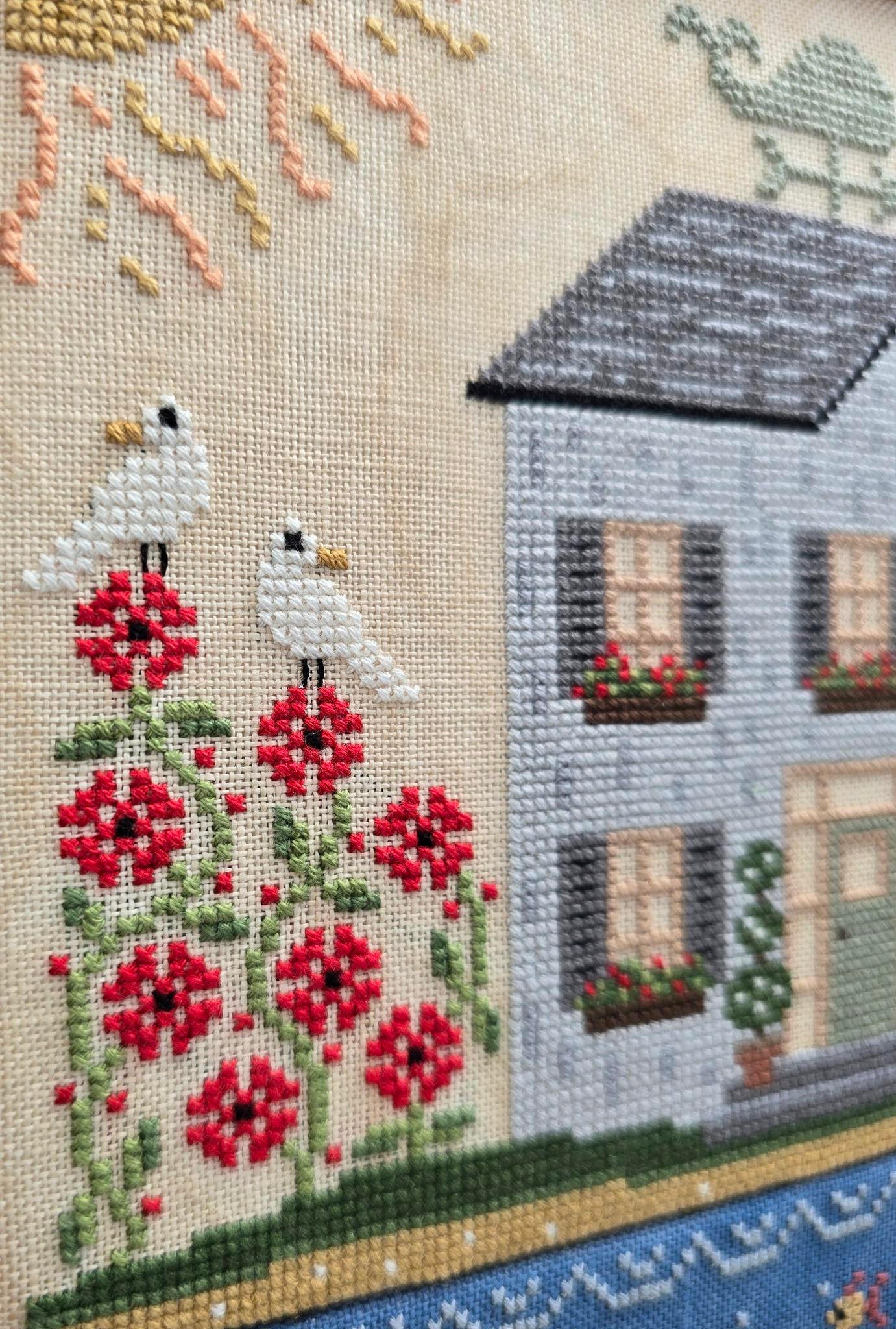 PREORDER Hello from Liz Mathews SEASIDE Cross Stitch Pattern Nashville Market